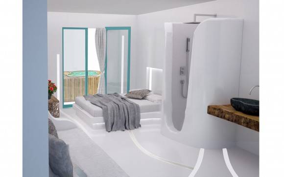 3D project for ibiscus hotel @ Mykonos