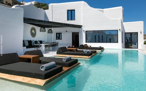 project psarou black villa @ mykonos