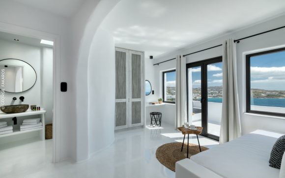 project psarou black villa @ mykonos