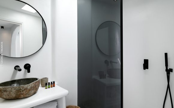 project psarou black villa @ mykonos