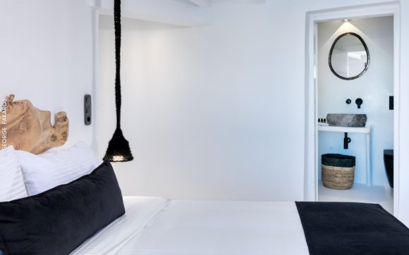 project psarou black villa @ mykonos