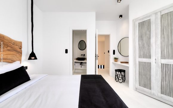 project psarou black villa @ mykonos