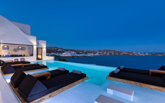 project psarou black villa @ mykonos