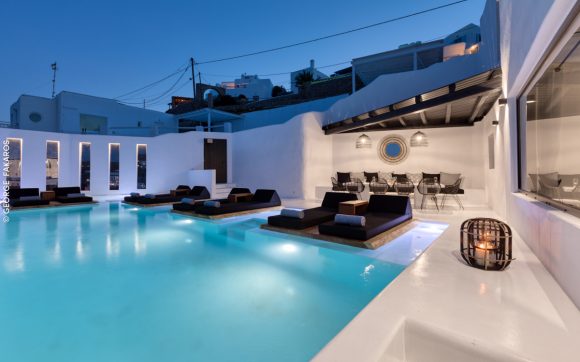 project psarou black villa @ mykonos