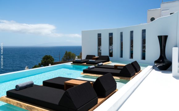 project psarou black villa @ mykonos